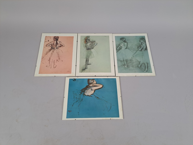 Tryck 4 st, Edgar Degas