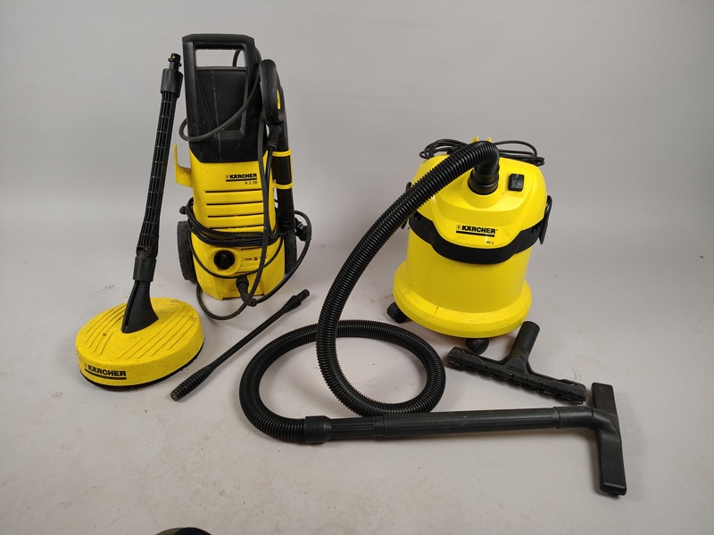 Högtryckstvätt & Grovdammsugare, Kärcher K 2.38 & MV 2