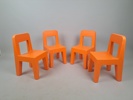 Barnstolar, Frigolit, Enzo Mari Seggiolina Pop, Me too Collection