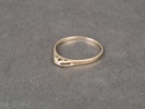 Ring, 18 k Vitt Guld med Diamant