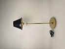 Bordslampa, mässingsfärgad 