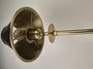 Bordslampa, mässingsfärgad 