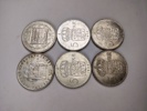 Mynt, 5 kr Silver, 6 st