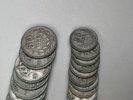 Silvermynt, 25 & 50 öre