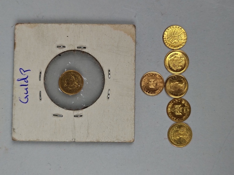 Guldmynt, Miniatyr bl.a. USA & Mexico