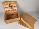 Trälådor bl.a. Pellerins margarin