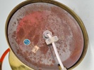 Bordslampa, Mässing & glas