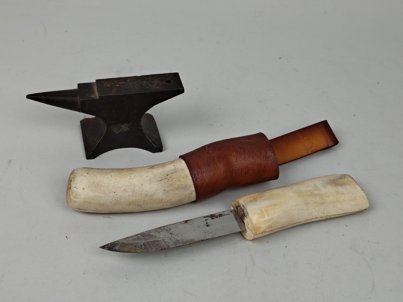 Smidesstäd miniatyr & kniv