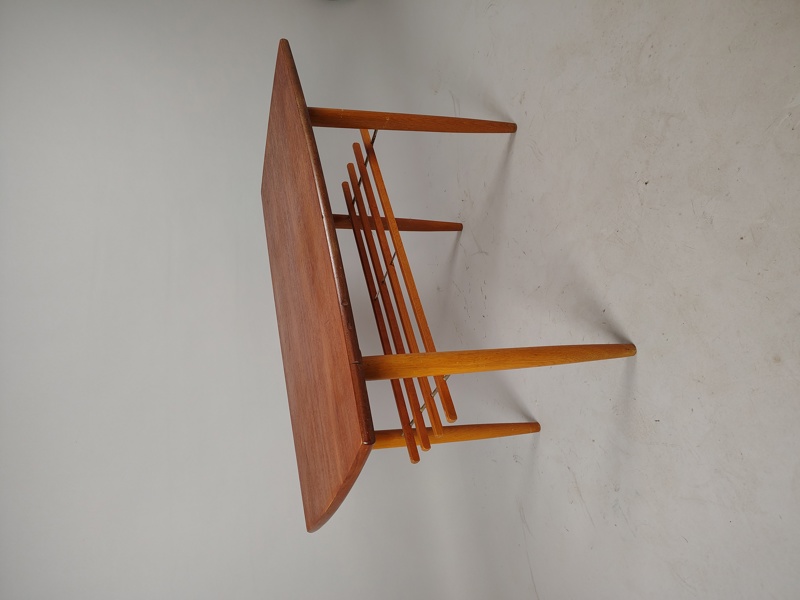 Soffbord, teak & Bok