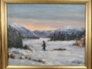 Träfat & Olja på duk, samemotiv