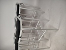Barstolar 6 st, Aluminium