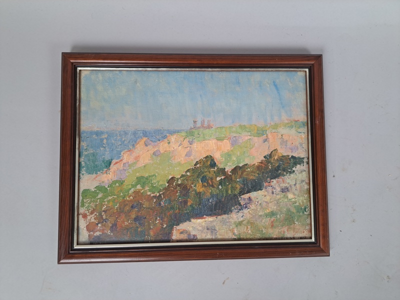 Olja på duk, John Österlund, signerad