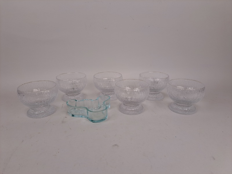 Iittala glas, "Kekkerit" Timo Sarpaneva & "Savoy" Allvaro Aalto