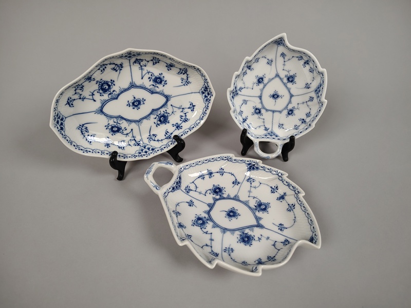 Fat 3 st, "Musselmalet" Halvblond, Royal Copenhagen Danmark