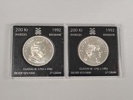 Jubileumsmynt, Silver 2 st200 kr Gustav III 1992