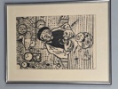 Träsnitt, Richard Årlin, signerad & numrerad