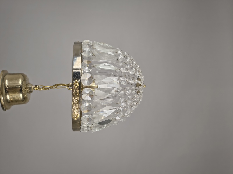 Takkrona, vitmetall & Prismor