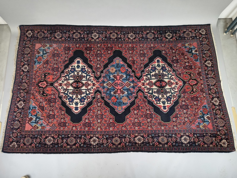 Orientalisk matta, handknuten