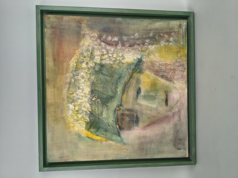 Olja på duk, signerad Lida Glave