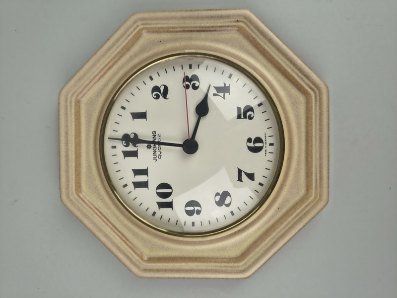 Köksklocka, porslin, Junghans