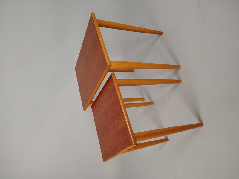 Satsbord, teak 2 delar