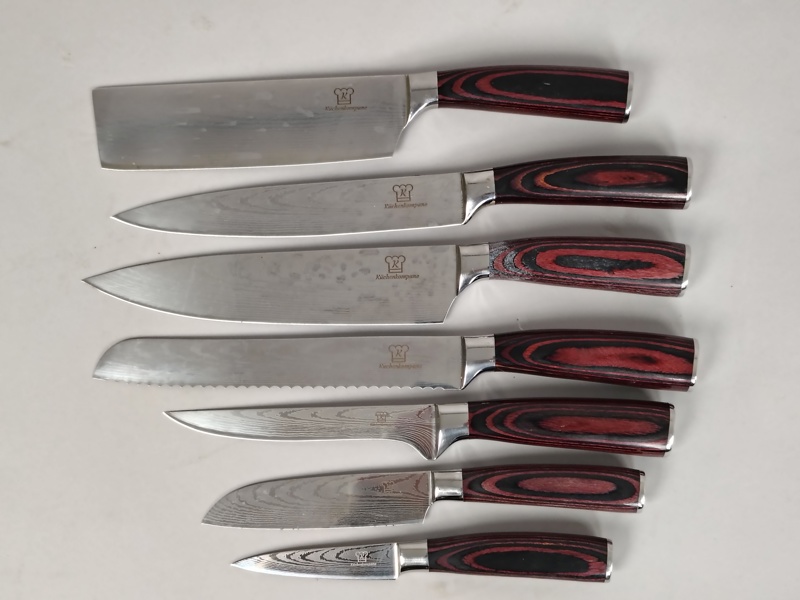 Köksknivar, Küchenkompare, Damaskus