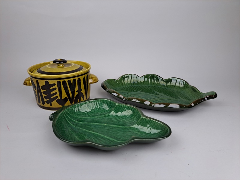 Uppläggningsfat & karott, Upsala Ekeby & Andersson & Johansson Höganäs