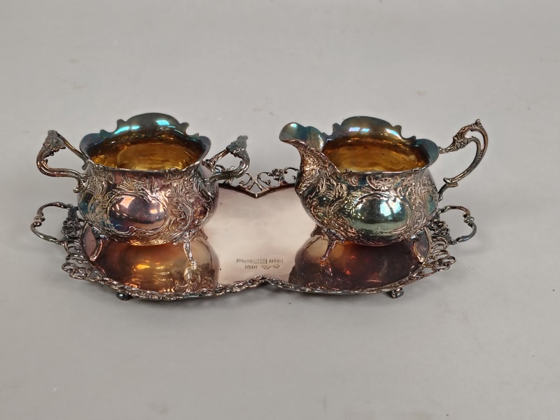 Serveringsset, Silver 3 delar