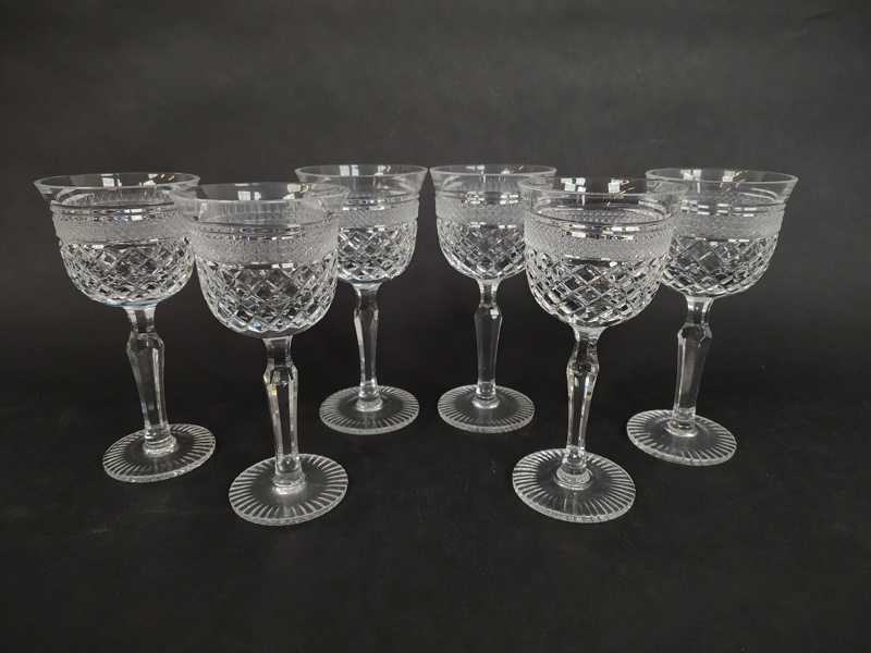 Vinglas, rutslipade, Kristall