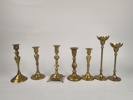 Mässingsljusstakar, 7 st