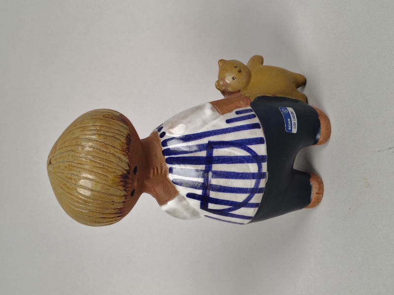 Figurin "Malin" ur Serien Larsons Ungar, Lisa Larson Gustavsberg