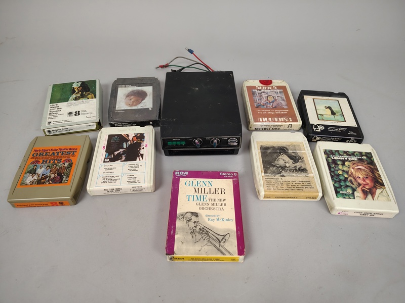 Stereo 8, Blaupunkt M-883 med band, till bil