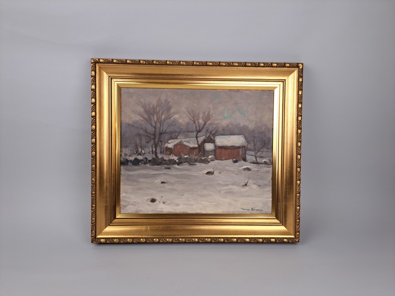 Olja på pannå, John Öhvall, signerad