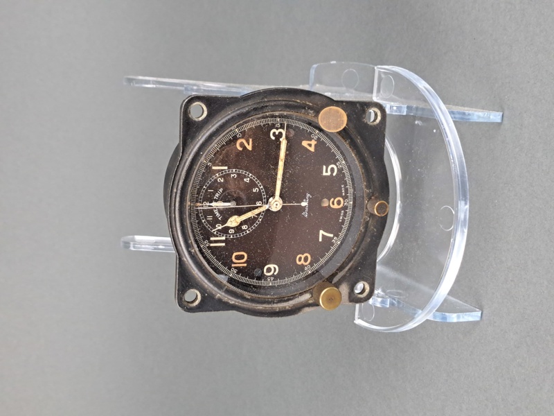 Cockpitklocka, "Time of trip" Breitling 1940-tal Engelska flygvapnet