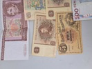 Svenska sedlar bl.a. 1000 kr