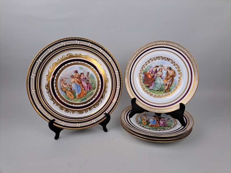 Tallrikar & fat, Royal Copenhagen Danmark