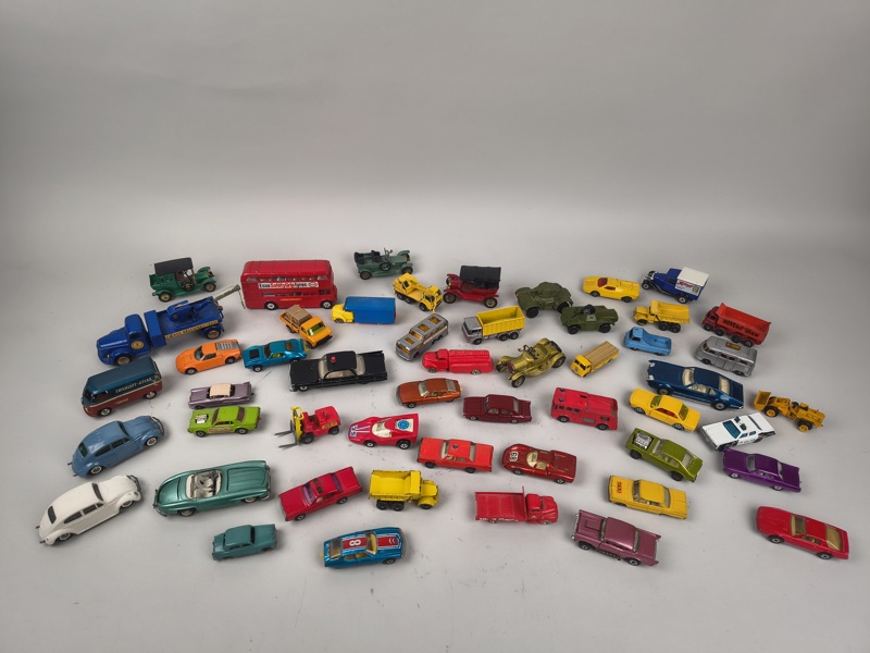 Parti leksaksbilar bl.a. Tekno