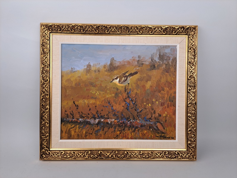 Olja på duk, Gustav Adon, signerad