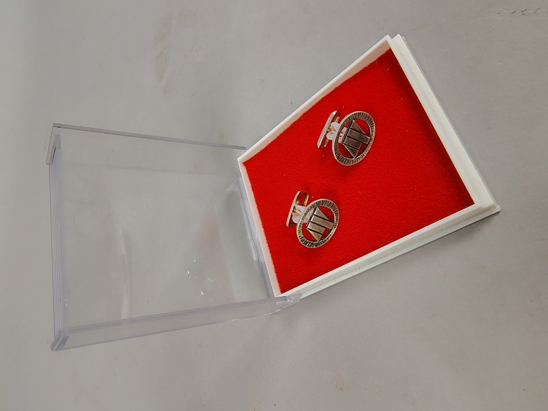 Manschettknappar, Claës Giertta, Silver