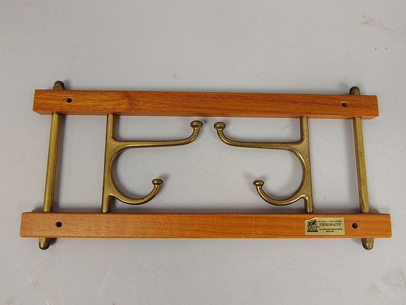 Klädhängare, Dekorativ" Teak