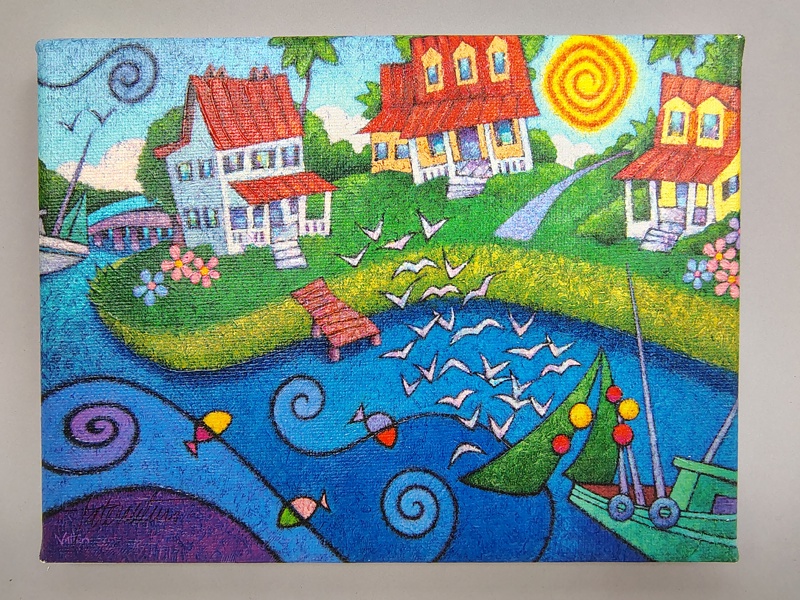 Canvasmålning, Tate Nation, signerad