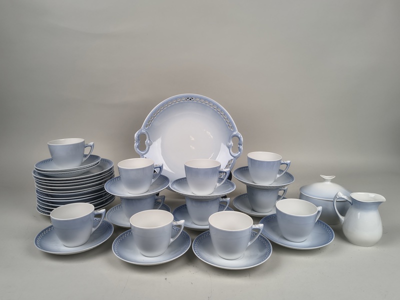 Kaffeservis, bruten kant, Bing & Gröndahl Danmark