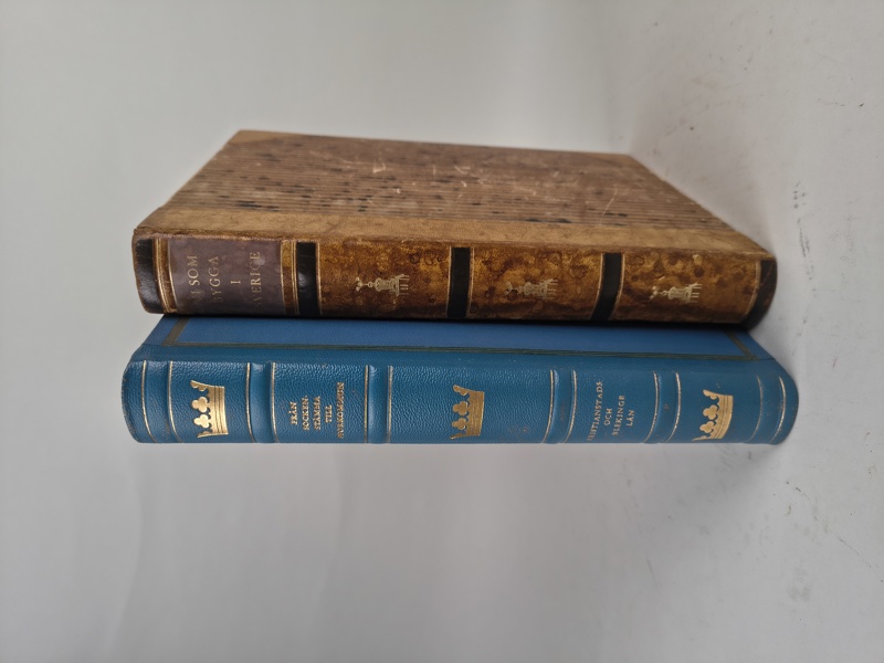 Böcker 2 st, "Vi som Bygga Sverige" & "Från Sockenstämma till Storkommun" 1945 /1954