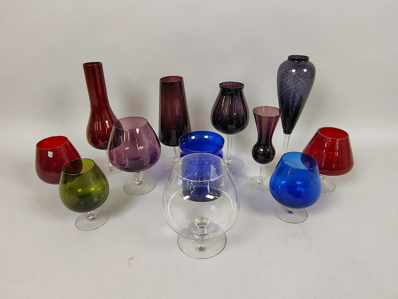 Parti Retro glas bl.a. Elme Glasbruk