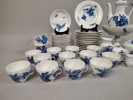 Kaffeservis, "Blå blomster" Royal Copenhagen Danmark