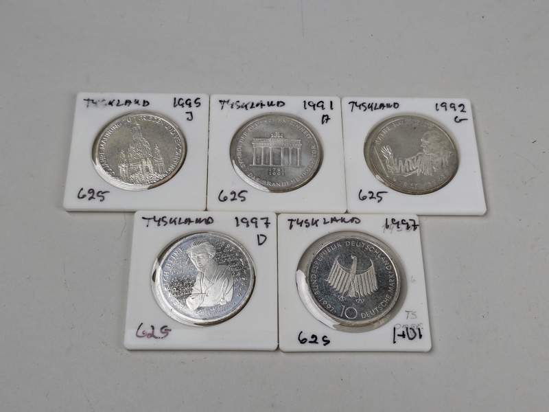 Silvermynt, Jubileumsmynt Tyskland