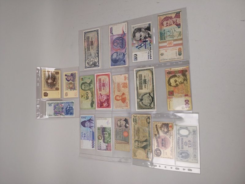 Sedlar, Hela världen