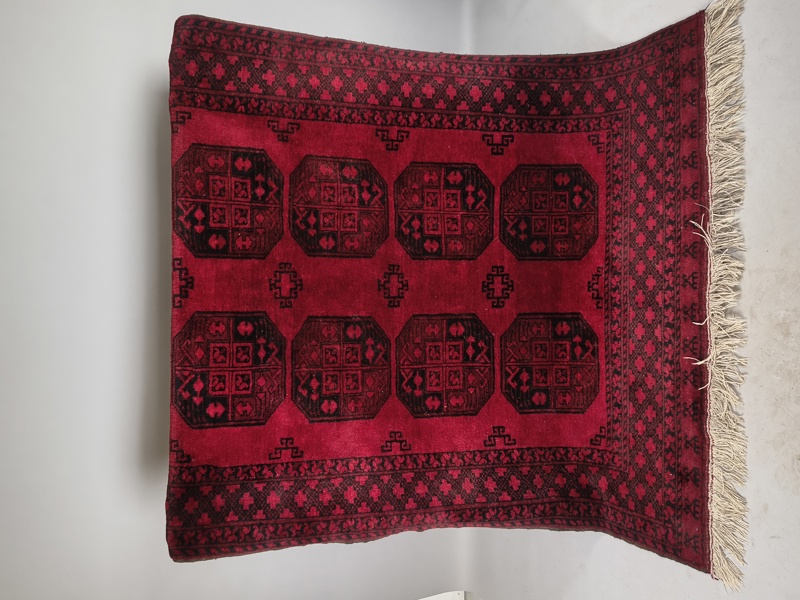 Orientalisk matta, handknuten