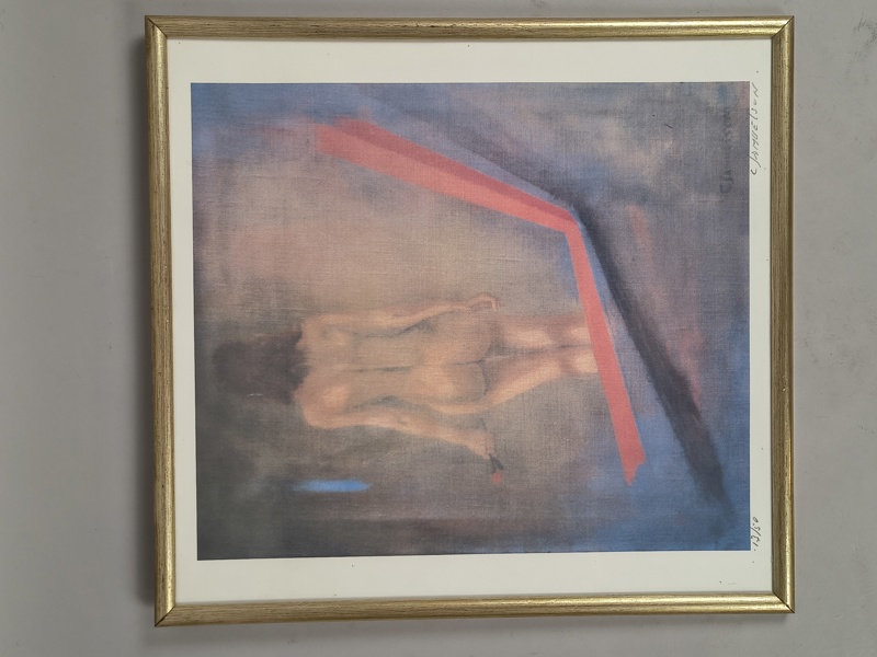 Tryck, signerat C Samuelson