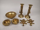 Diverse mässingsföremål